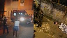 Um terceiro indivíduo ficou ferido ao tentar invadir a área isolada após o tiroteio - Imagem: Reprodução