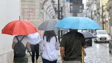 Defesa Civil alerta para chuvas de até 100 mm e ventos de 100 km/h entre 13 e 16 de outubro na Baixada Santista - Imagem: Reprodução