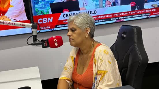 A presidente do 7º CONSEG destaca a relevância desses conselhos para a comunicação entre cidadãos e autoridades - Foto: CBN Santos