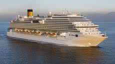 O médico do navio confirmou a morte como suspeita, mas exames do IML indicaram causa natural - Foto: Costa Cruzeiros