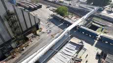 Cerca de 15 mil pessoas devem utilizar a nova passarela diariamente - Foto: Divulgação / APS