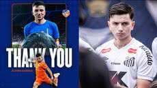 A diretoria do Santos organiza o pagamento da transferência de Barreal - Foto: Divulgação / Redes Sociais - Raul Baretta / Santos FC