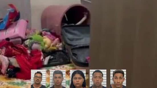 A polícia localizou o carro da vítima e prendeu cinco suspeitos - Imagem: Reprodução