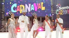 Quatro candidatas disputam os títulos de Rainha e Princesa, enquanto cinco candidatos concorrem ao posto de Rei Momo - Foto: Divulgação / Prefeitura de Santos