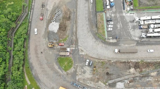 Motoristas devem estar atentos aos desvios e novas rotas durante as obras - Imagem: Divulação / Porto de Santos