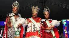 Fábio Rocha Baptista, conhecido como Fábio Sorriso, promete um Carnaval inesquecível após ser coroado Rei Momo pela segunda vez - Foto: Marcelo Martins / Prefeitura de Santos