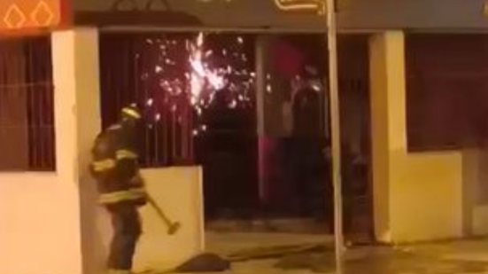 Incêndio na sorveteria Kascão foi causado por problemas em refrigeradores, mas felizmente não houve feridos - Imagem: Reprodução