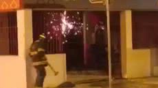 Incêndio na sorveteria Kascão foi causado por problemas em refrigeradores, mas felizmente não houve feridos - Imagem: Reprodução