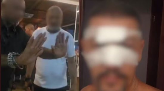 Vítima formaliza denúncia na delegacia após ser agredida em bar; caso é investigado pela polícia - Imagem: Reprodução