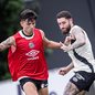 Após se recuperar, Zé Rafael treina normalmente e Barreal é inscrito no Paulista para o clássico - Foto: Raul Baretta/ Santos FC
