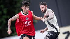 Após se recuperar, Zé Rafael treina normalmente e Barreal é inscrito no Paulista para o clássico - Foto: Raul Baretta/ Santos FC