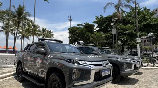 Investimentos contínuos na segurança de Santos incluem a entrega de novos equipamentos para diversas corporações - Imagem: Divulgação