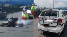 Dois irmãos gêmeos faleceram em grave acidente na rodovia, chocando a comunidade local e levantando questões sobre segurança viária - Foto: PM Rodoviária