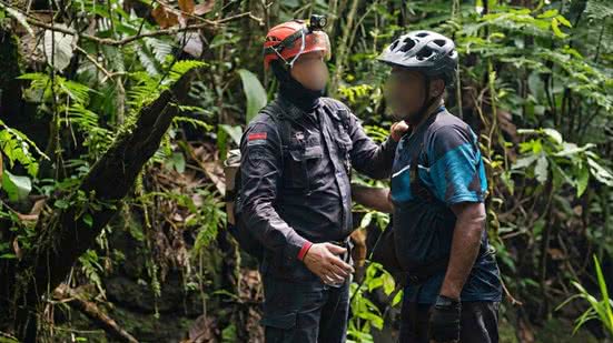 A busca por Gilberto e Carlos envolveu 23 profissionais e mais de 277 km percorridos - Imagem: Reprodução