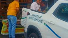 Ação da Prefeitura apreende frutas e garante doações ao Fundo Social de Solidariedade - Imagem: Reprodução