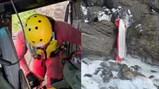 Além do resgate, equipes recuperaram o barco virado e continuam buscas pelo jovem desaparecido - Imagem: Reprodução