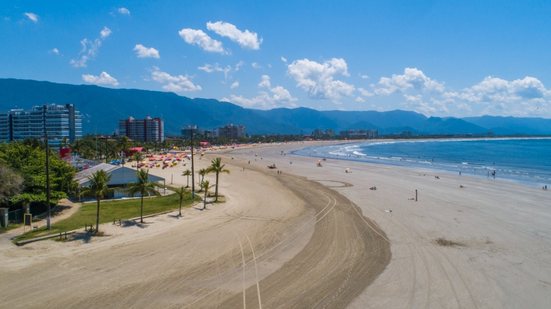 Bertioga, Mongaguá e Peruíbe têm todas as praias liberadas para banho seguro nesta semana - Imagem: Divulgação / Prefeitura de Bertioga