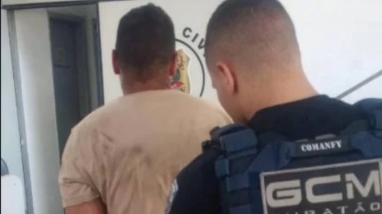 A intervenção da Guarda Civil Municipal foi crucial para proteger a vítima e prender o agressor - Imagem: Reprodução