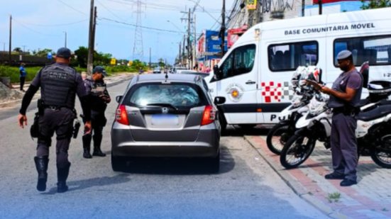 Blitz e patrulhamento: ação do 29º Batalhão fecha o cerco contra a criminalidade na região - Foto: Divulgação/ 29° BPMI