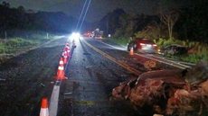 Motorista tentou ultrapassar em um local inseguro, resultando em uma colisão frontal que deixou um morto e uma sobrevivente - Foto: Reprodução/ CCI Artesp