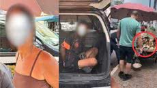 O casal fugiu após um homicídio em Campinas, mas sua rotina discreta não foi suficiente para evitar a captura - Imagem: Reprodução