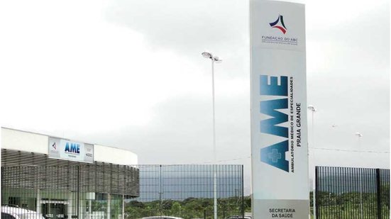 A situação ocorreu no Ambulatório Médico de Especialidades (AME) - Imagem: Divulgação / Praia Grande