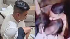 Jonas de Oliveira foi detido após agredir ex-companheira em elevador, ignorando medida protetiva já existente - Foto: Reprodução