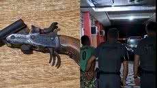 Após ser localizado, Reginaldo tentou escapar correndo e invadiu uma casa, mas foi detido pela Polícia Militar - Imagem: Reprodução