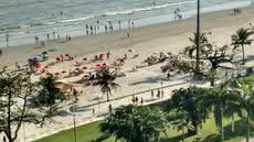 Verifique as condições das praias antes de entrar no mar durante o Carnaval na Baixada Santista - Imagem: Reprodução