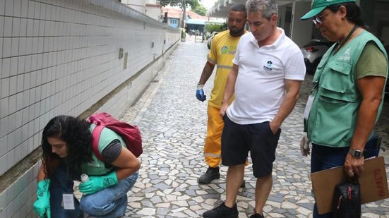 Com 345 focos eliminados, a ação mobilizou agentes de saúde em bairros estratégicos - Imagem: Divulgação / Prefeitura de Santos