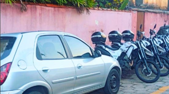 A integração dos sistemas de segurança permitiu a identificação e recuperação de um GM Celta furtado em Praia Grande - Foto: Divulgação/ 29° BPMI