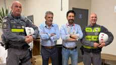 Sambódromo do Anhembi,  Zona Norte, SP. Com Dr. Nico Gonçalves – Secretário de Segurança Pública, Coronel PM Leandro – Comandante do CPA/M-3, Tenente Coronel PM Fábio – Comandante 43º BPM/M e Ricardo Nunes – Prefeito de São Paulo