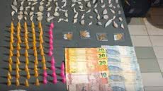 A Polícia Militar do Litoral Sul intensifica ações contra o tráfico, resultando na prisão de um criminoso em Itanhaém - Foto: Divulgação/ 29° BPMI