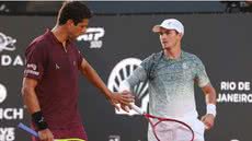 , Fonseca e Melo mostraram sua força contra os cabeças de chave número 2 do torneio - Foto: Divulgação / Rio Open