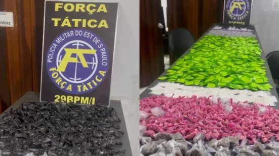 Após abordagem, homens foram levados à delegacia e estão à disposição da Justiça, com provas coletadas pela polícia - Foto: Divulgação/ 29° BPMI