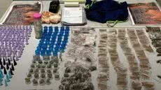 A Polícia Militar realiza a Operação Saturação para aumentar a segurança e combater o tráfico na Zona Noroeste de Santos - Foto: Divulgação/ Polícia Civil