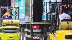 Cestas básicas, água potável e itens de higiene são enviados para famílias afetadas pelas inundações em Mongaguá - Foto: Divulgação/ Governo de SP