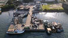 O leilão do Terminal Pesqueiro Público do Porto de Santos foi adiado para ajustes técnicos, impactando a economia local e a pesca - Foto: Alexander Ferraz/ AT