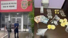 A operação da PM em Vila Romar resultou na prisão de um homem e na apreensão de drogas e dinheiro, reforçando a segurança na região - Foto: Divulgação/ 29° BPMI