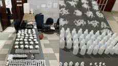 Durante patrulhamento, PM encontra casal vendendo drogas e um depósito com entorpecentes em Itanhaém - Foto: Divulgação/ 29° BPMI