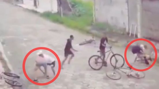 Grupo de cinco criminosos ataca casal de idosos durante caminhada em Peruíbe, chocando a comunidade local - Foto: Reprodução