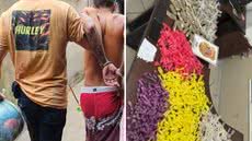 Delegacia de Investigações sobre Entorpecentes realiza prisões em sequência, desarticulando a hierarquia do tráfico na região - Foto: Divulgação/ Polícia Civil