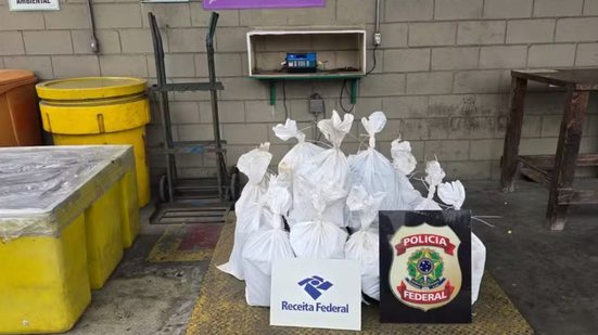 A operação resultou na prisão do motorista e na apreensão de drogas camufladas em caminhão no Porto de Santos - Foto: Receita Federal