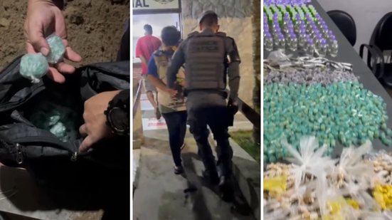 A prisão ocorreu após denúncia e patrulhamento no Jardim Tropical, onde o casal tentava esconder provas do crime - Foto: Divulgação/ 29° BPMI