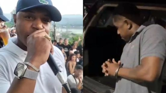 A prisão do cantor de funk MC Urubuzinho ocorreu após investigações sobre sua performance em um baile que exalta a violência - Foto: Reprodução