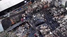 As equipes de bombeiros atuaram rapidamente para controlar o incêndio - Imagem: Reprodução