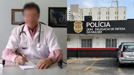 Médico está custodiado no CDP Pinheiros 1, enquanto o caso segue sob sigilo judicial para proteger a criança - Imagem: Reprodução