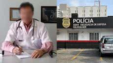 Médico está custodiado no CDP Pinheiros 1, enquanto o caso segue sob sigilo judicial para proteger a criança - Imagem: Reprodução