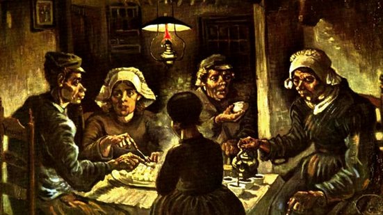 Antes da “sala de jantar”, havia encontro - Vincent van Gogh, Os Comedores de Batatas (1885)