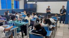 A Prefeitura de Guarujá inicia nova fase do PPDV na Escola Benedicta Blac Gonzalez, visando a cidadania e segurança dos jovens - Foto: Divulgação/ Prefeitura de Guarujá